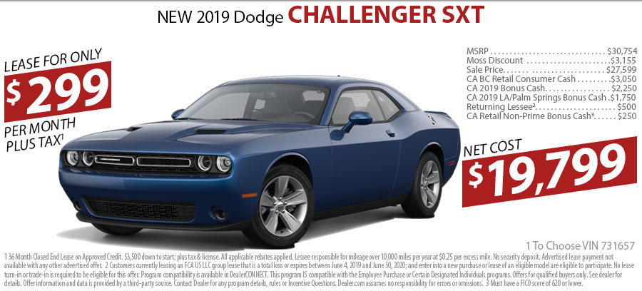 NEW 2019 Dodge Challenger SXT